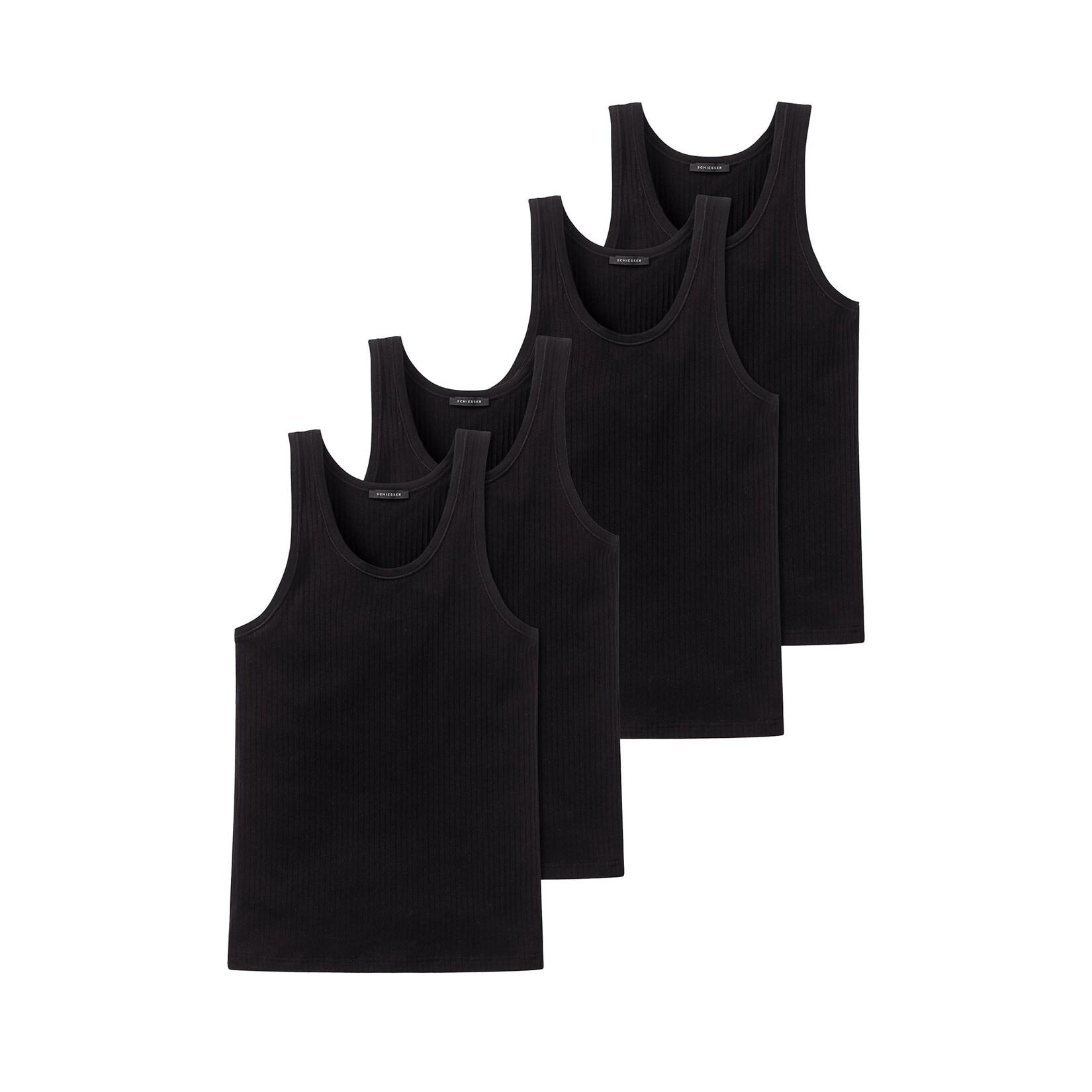 Schiesser Herren Unterhemd Authentic 4er Pack