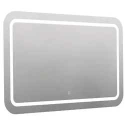 Abgerundeter Spiegel 120x70 cm mit LED-Beleuchtung, Heizfolie, Sensor mit einst. Temperatur 2700-6500K, IP44 ZIL12070KTLEDS