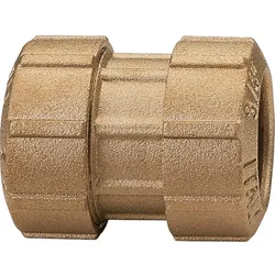 Messing Schraubfitting für PE-Rohr Kupplung, schwere Ausführung, DVGW Prüfzeichen (Ausführung: 25 mm)
