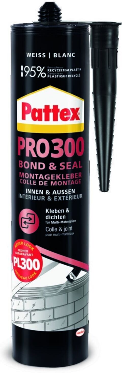 Pattex Montagekleber PRO300 410g weiß (PPRBS)