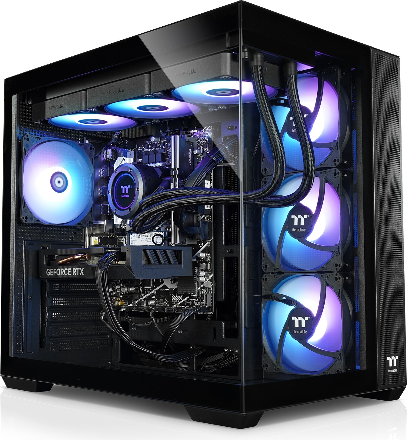 kiebel.de Gaming PC Hydra IX AMD Ryzen 7 9700X, 32GB DDR5, NVIDIA RTX 5080 16 GB, 1TB SSD, Windows 11, Gaming PC
