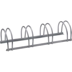 Alberts Fahrradständer 698294, Bodenmontage / freistehend, Einstellparker, beidseitig, Breite 100cm, für 4 Fahrräder