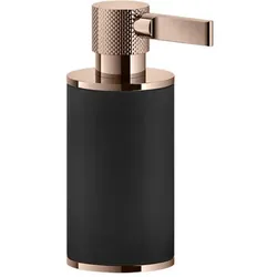 Gessi Inciso Standseifenspender, Behälter schwarz matt, 58538030, Farbe: Kupfer PVD