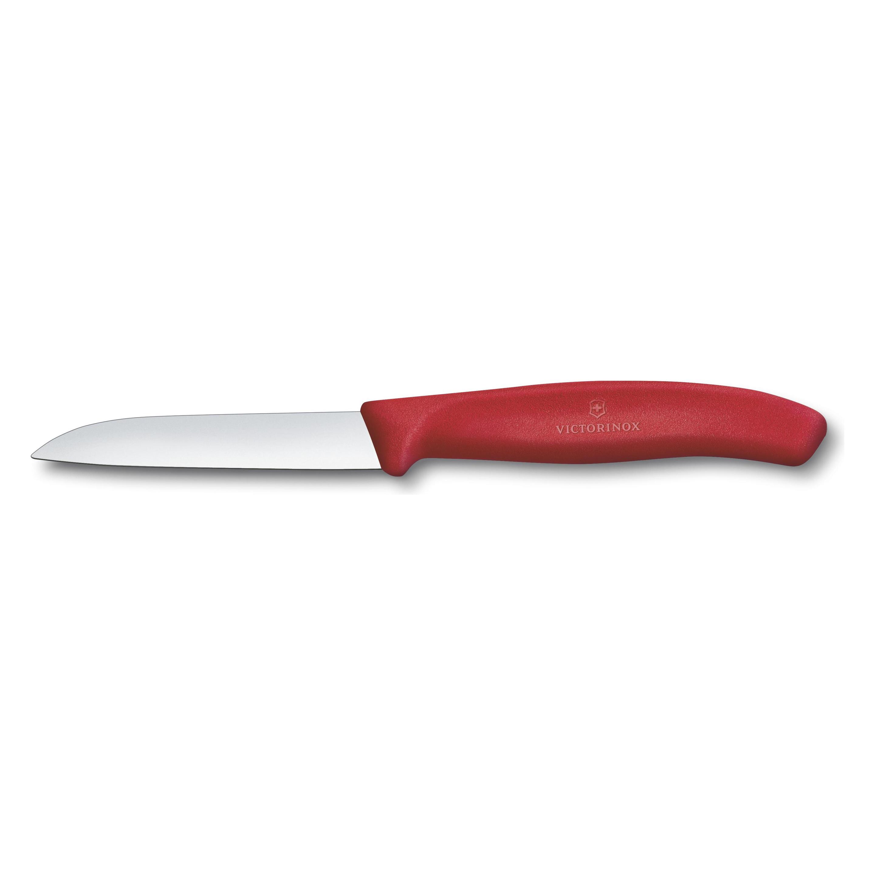 Victorinox Gemüsemesser 8cm gerade rot (8 cm) (6.7401.C1)