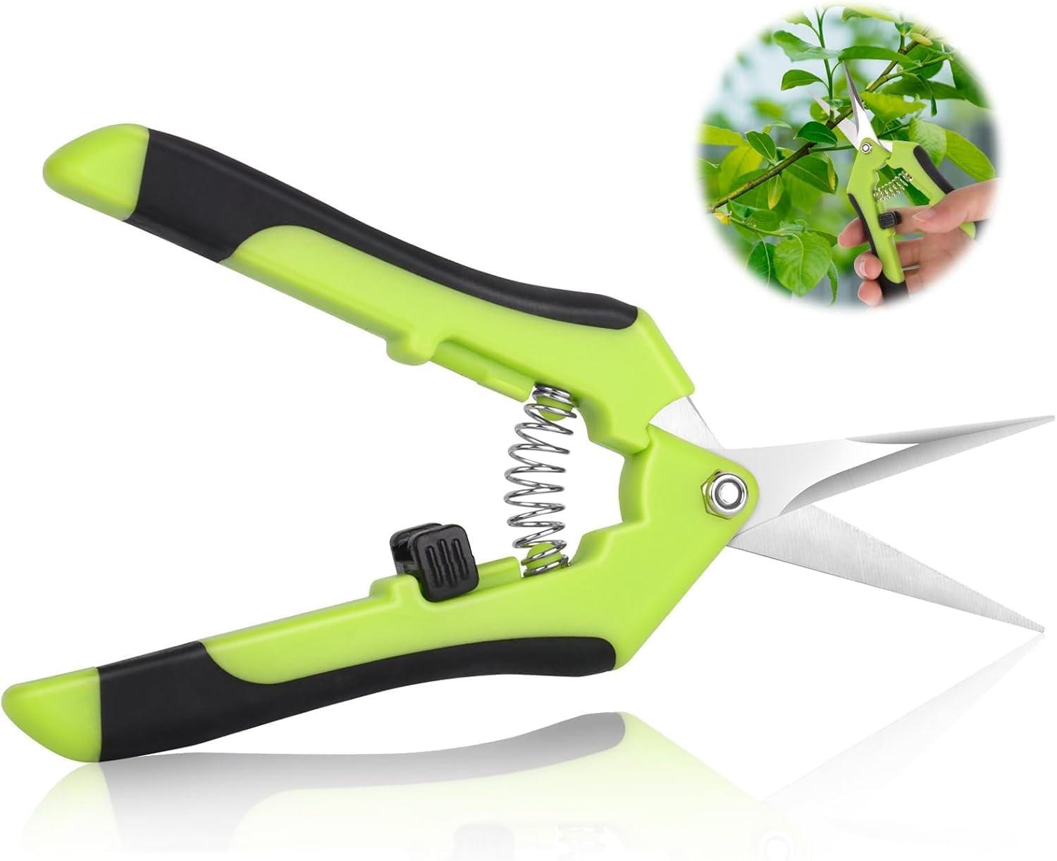 Ergonomische compacte mini-tuinschaar voor bloemen en takjes