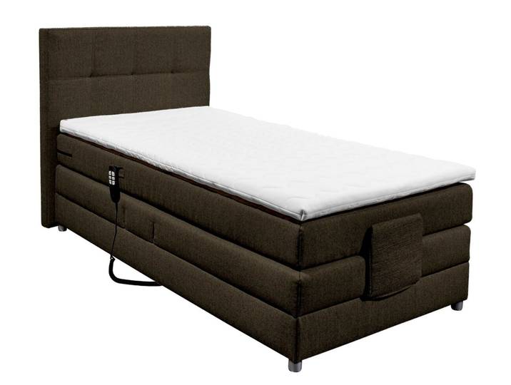 Esposa Boxspringbett MANOLO, Stone, Stoff
