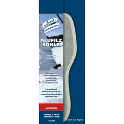Alu Filz Sohle, Größe 42 - 42