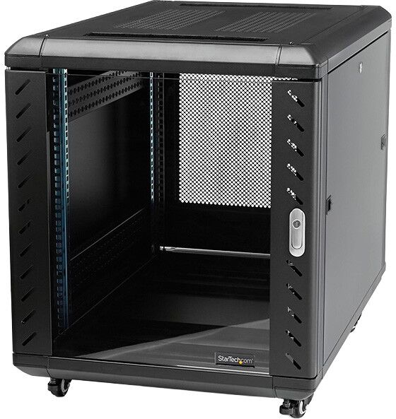 StarTech Armoire Rack Fermée 12U 36" pour Serveurs et Réseaux, Noir