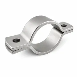 Zweiteilige Rohrschelle DIN 3567 Form A  Edelstahl V4A für höchste Ansprüche - 140 mm