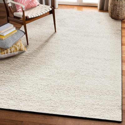 EXQUISITE RUGS Borelli Hand-loomed New Zealand Wool Ivory Area Rug.
