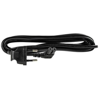 AS Schwabe 70883 Strom Netzkabel Schwarz 3m