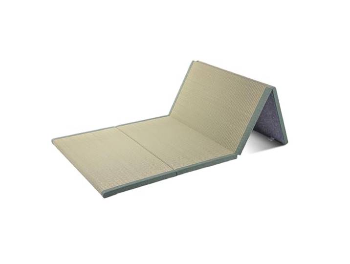 Tatami, Japanische Traditionelle Futonmatratze,Bodenmatratze,4-Fach Komfort-Schlafmatratze,100% Natürliches Grünes Schilf-Für Meditations-Yoga,Zen-Räume und Japanische Teestuben(Size:75x200x3.5cm)