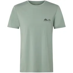 Tchibo - Outdoor-T-Shirt - Herren - Gr. M - mintgrün/print