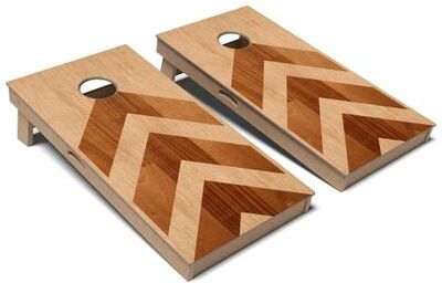 Skip's Garage Mahogany Arrows Cornhole Board Set