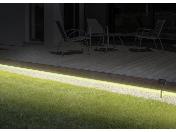 LED-Deckenleuchte Light Tube Typ G Ø 1cm Schwarz/Durchsichtig