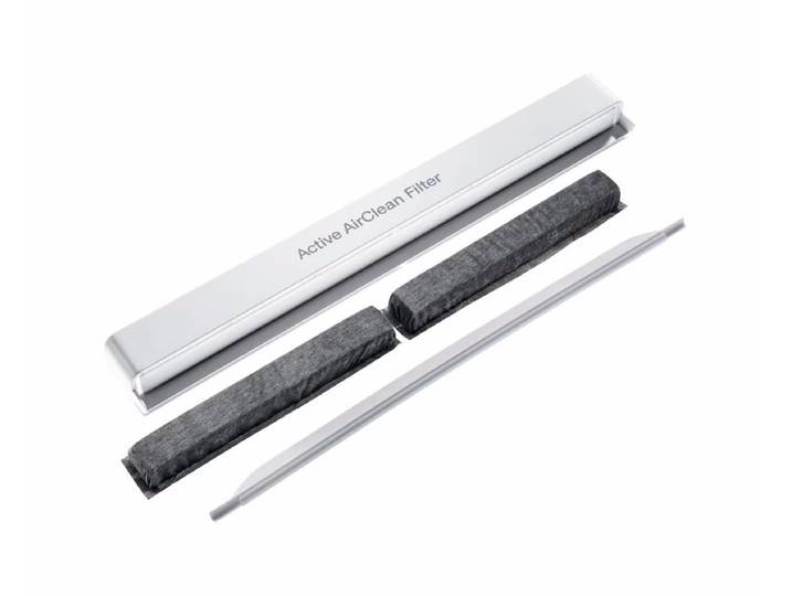 Miele KKF-FS Starter-Set für Active AirClean Filter – Kühlschrank Zubehör/Gefrierschrank Zubehör – silber