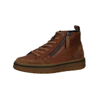 Sneaker PAUL GREEN "Paul Green Sneaker Leder", Damen, Gr. 38, Leder, braun (toffee), Schuhe Sneaker