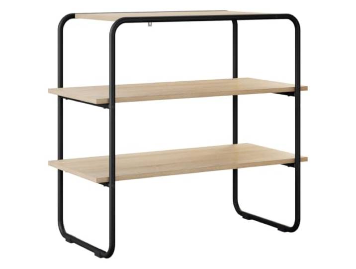 Makastle Konsolentisch, schmaler Sofatisch Sonoma-Eiche 100 x 41 x 75 cm Holzwerkstoff