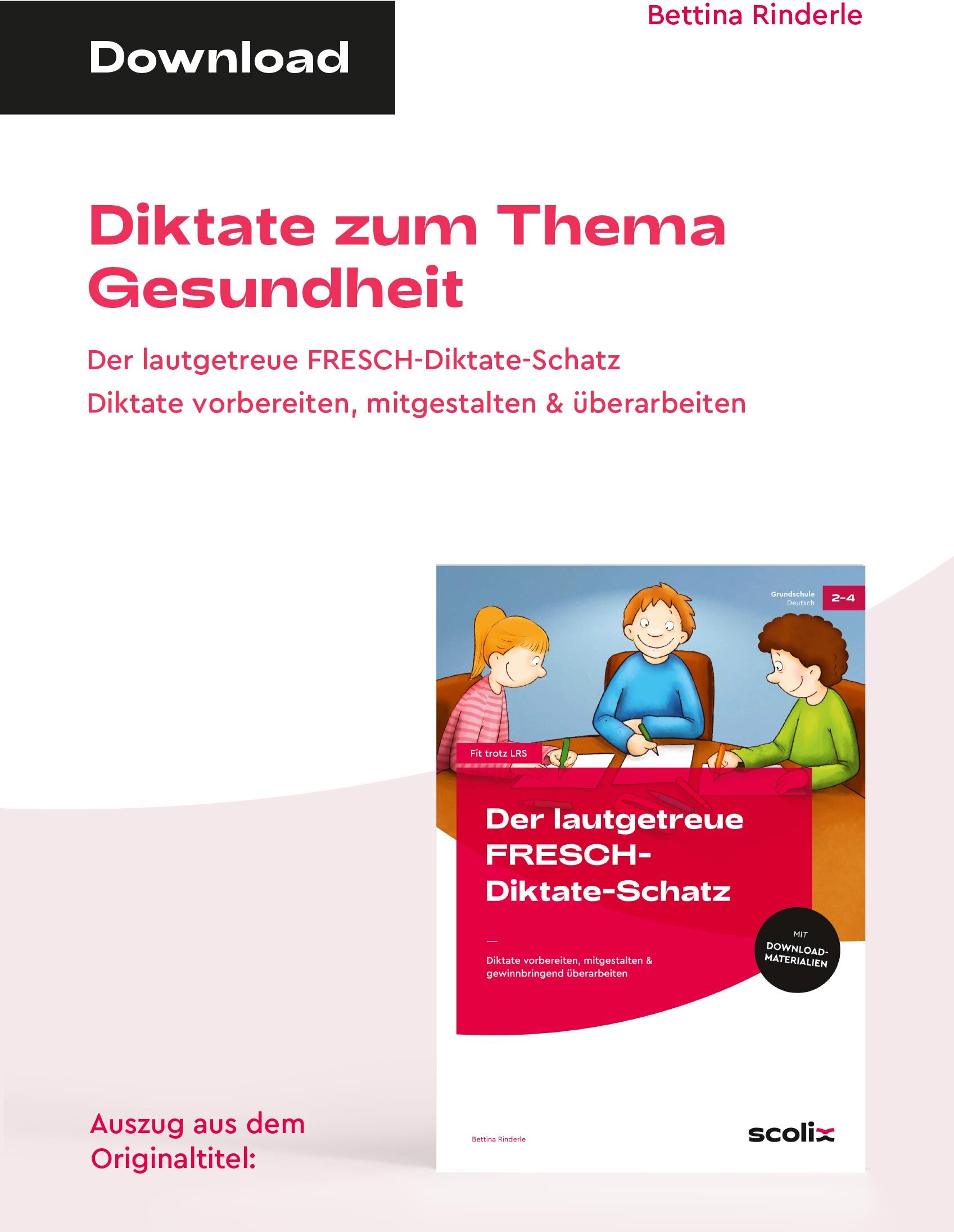 scolix (AOL-Verlag) Diktate zum Thema Gesundheit