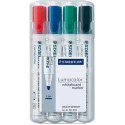 STAEDTLER Lumocolor Whiteboard Marker - 4er Set