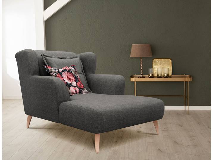 Loveseat HOME AFFAIRE Baggio Kuschel Mega Lounge Big Sessel , schwarz (asche), B:101cm H:99cm T:152cm, 100% Polyester, Sessel, Loveseat