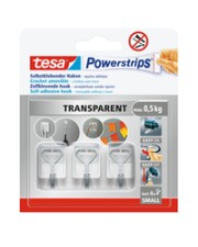 Tesa Powerstrips Draht Haken 3x selbstklebend weiß (57615-00003-00)