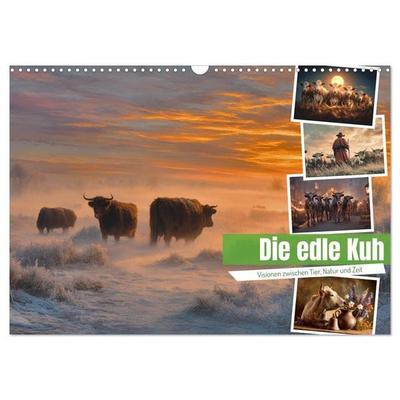 Die edle Kuh (Wandkalender 2027 DIN A3 quer), CALVENDO Monatskalender