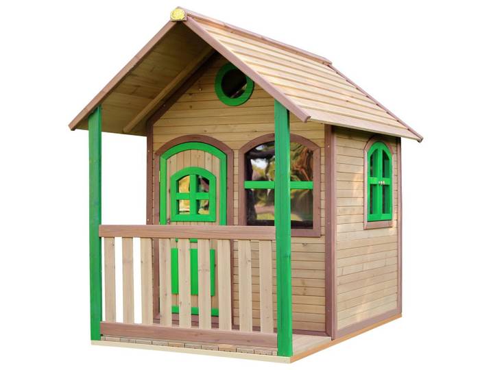 Spielhaus Alex Braun/Grün B: 137 cm