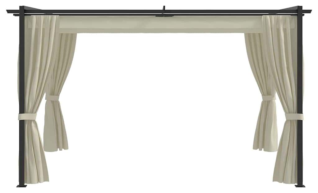 vidaXL Pavillon 4 x 3 m Creme