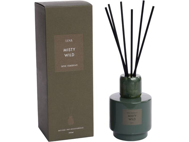 Diffusor Lena olive Misty Wild 200 ml - Material: Glas/Polyresin