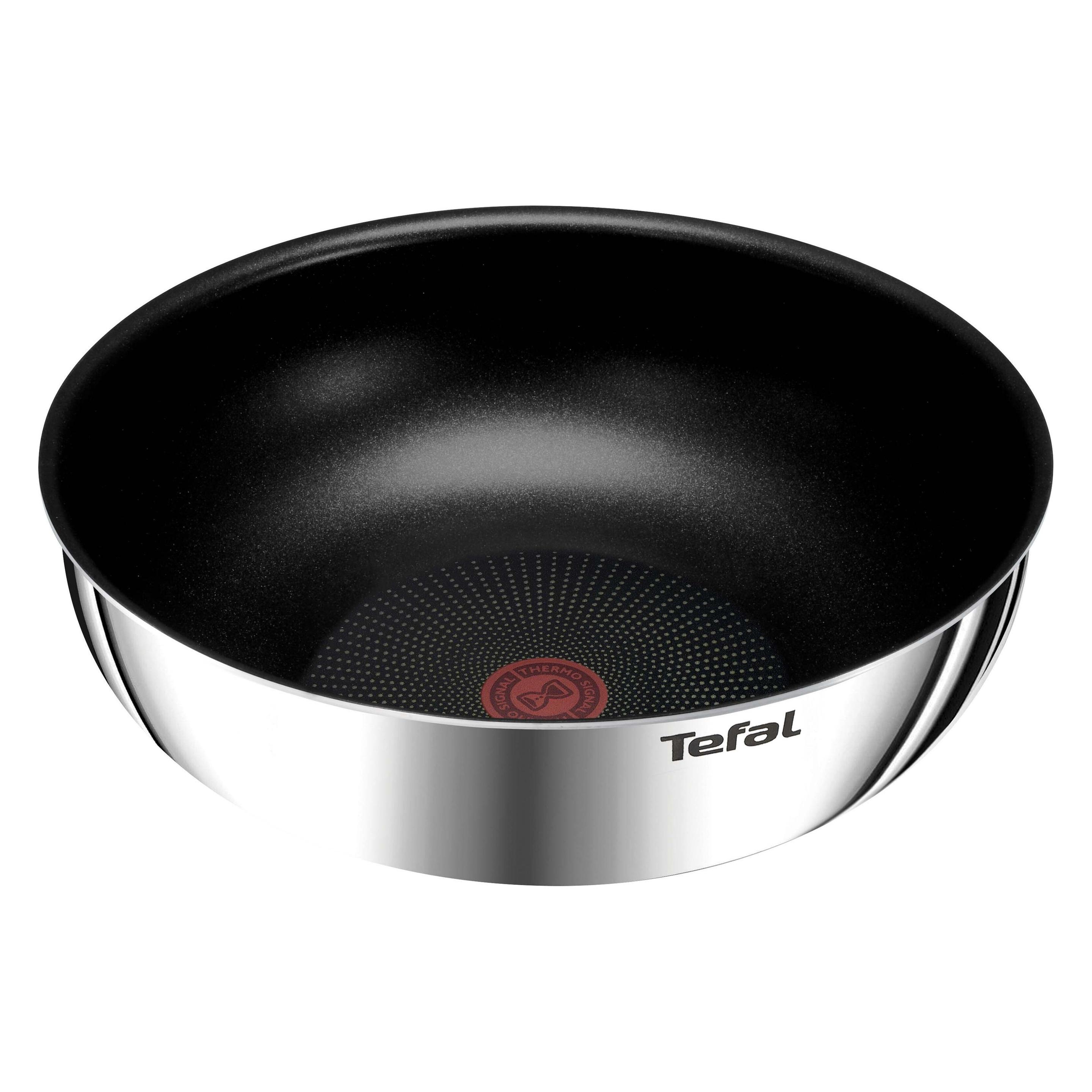 Tefal L8977774 (Wok Pfanne, Aluminium, Edelstahl, 26 x 5.50 cm) (L8977774)
