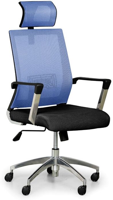 B2B Partner Bürostuhl ELITE NET, blau/schwarz