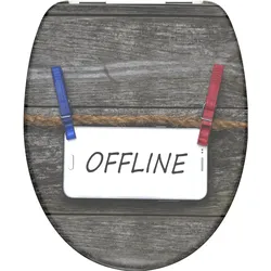 Schütte, WC Deckel, WC Sitz Duroplast WC-Sitz OFFLINE Absenkautomatik 82157 Offline