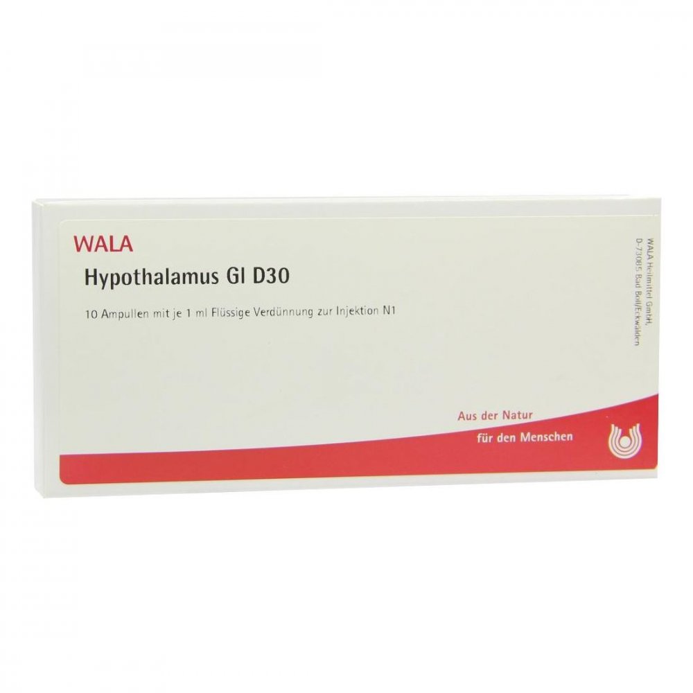 WALA Heilmittel GmbH Hypothalamus Gl D30 Ampullen 03356447