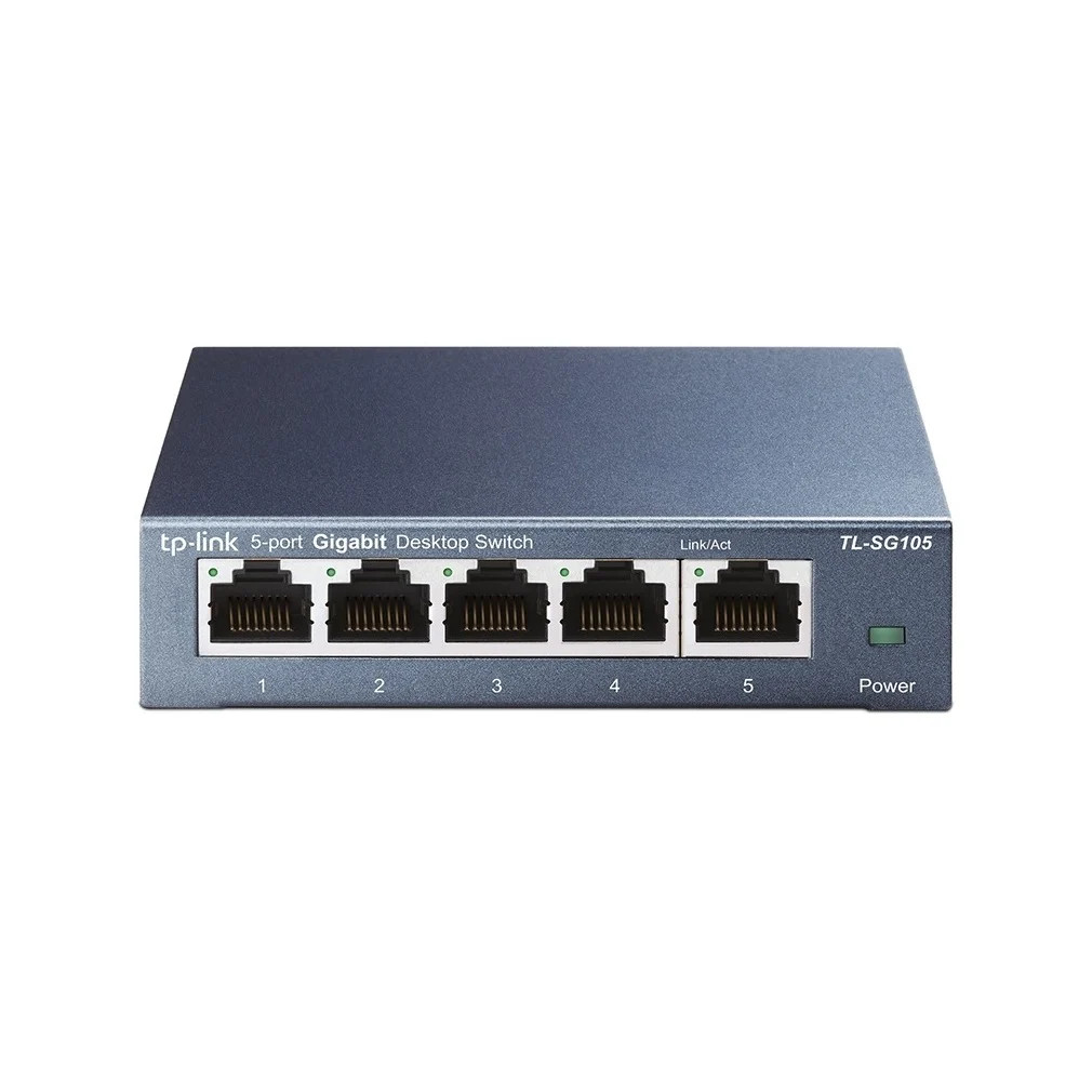 TP-Link TL-SG105 5-Port 10/100/1000Mbps Desktop Switch Zwart