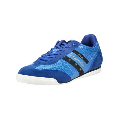 Sneaker PANTOFOLA D´ORO "Pantofola d'Oro Sneaker Lederimitat", Herren, Gr. 42, blau, Lederimitat, Schuhe Sneaker