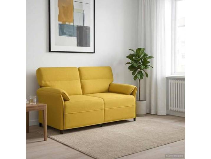 YUTAASU Sofa 100% Polyester, Metallrahmen, MDF Modernes Design, weiche Schaumstoffkissen, klappbare Armlehnen, für Wohnzimmer