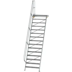 Munk Treppe mit Plattform 60° Stufenbreite 1000 mm - 600415
