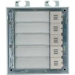 2N, Klingel + Türsprechanlage, 5fach Ruftastenmodul (Verso) (Ethernet, Kabelgebunden)