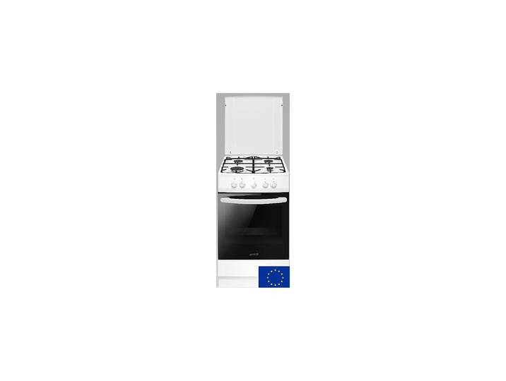 Cuisinière 4 foyers gaz blanc CCG50E CURTISS