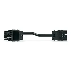 Wago 771-8965/007-202 konfektionierte Verbindungsleitung,Eca,Verteiler mit Phasenwechsel/Stecker,weiß 7718965007202