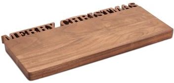 Melrose International "Wood Merry Christmas Cutting Board 18""L"