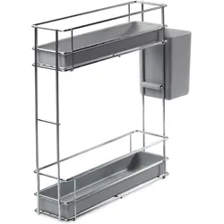 Müllex Putzmittel-Vollauszug, Abfalleimer, Silber