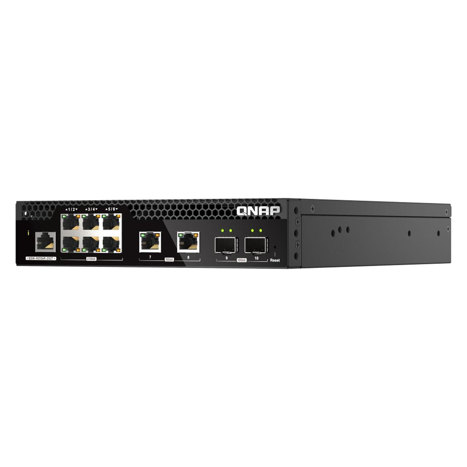 QNAP QSW-M2106R-2S2T (10 Ports) (QSW-M2106R-2S2T)