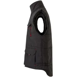 Velilla, Warnweste, Gepolsterte Sicherheitsweste mit vielen Taschen (XL)