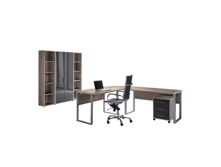 Büro Office Edition Eiche Dekor/Anthrazit