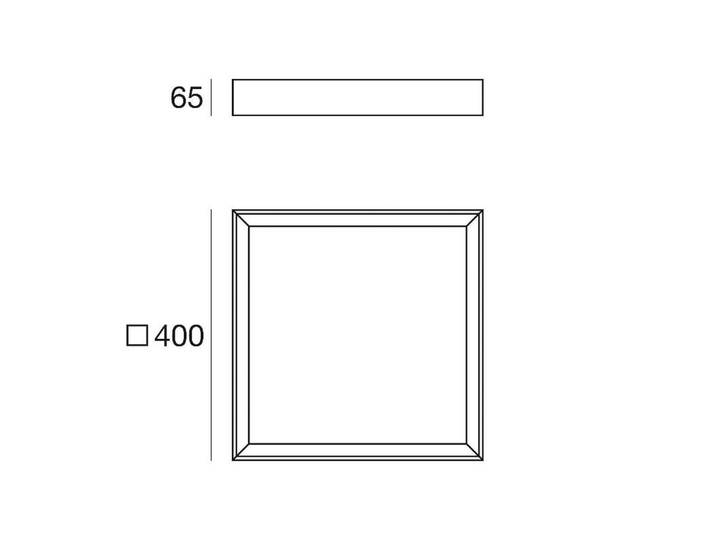 Linea Light LED Deckenleuchte Tara Q, schwarz, für Wohn- / Esszimmer, Aluminium