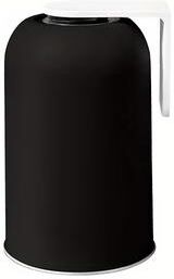 ModernMart Magnetic Stainless Steel Toothbrush Cup Holder Set For Modern Bathroom Organization black