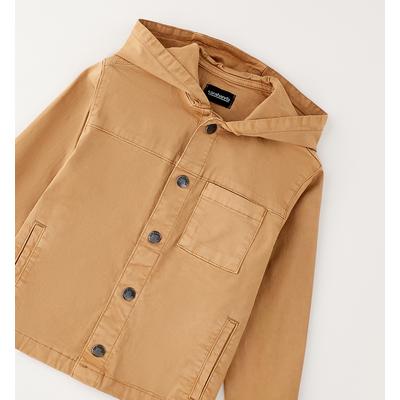 Outdoorjacke SARABANDA "BABY BOY JACKET", Jungen, Gr. 96, beige, 98% Baumwolle, 2% Elasthan, Jacken Outdoorjacke