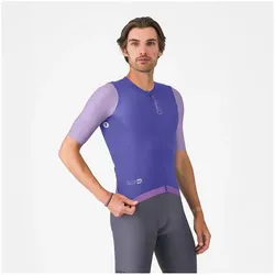 Castelli, Herren, Velotrikot, Corretto Jersey (M), Weiss, Violett, M